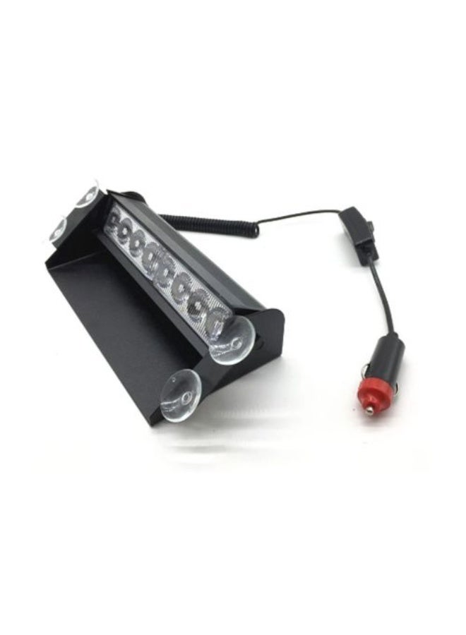 LED Flash Light with Dual Colors - White and Blue, 8 LEDs